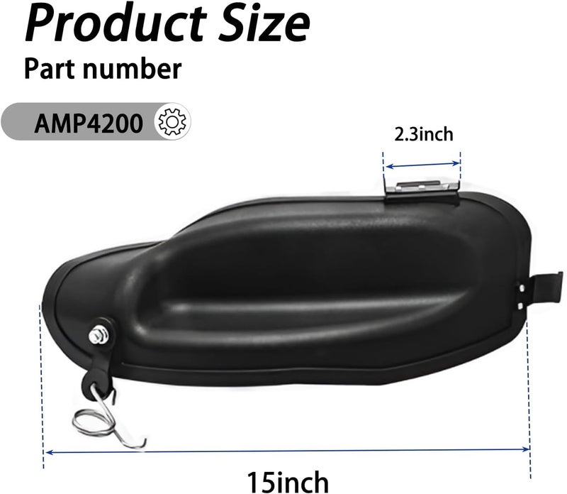 Kerlista Replacmentparts AMP4200 Turn Riding Mower Mulch Plug Compatible with 42 inch Z6 Zero Turn Riding Mower ZT4204L ZT4204L Models - Image 3